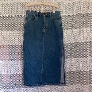 TNA denim skirt